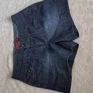 one 5 one Indigo Jean Shorts